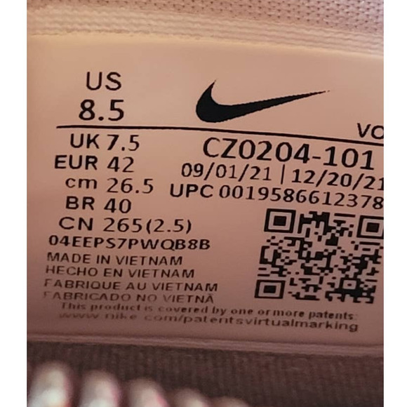 Nike Kyrie Infinity White Black Red Basketball Shoes Men's 8.5 - Picture 8 of 10